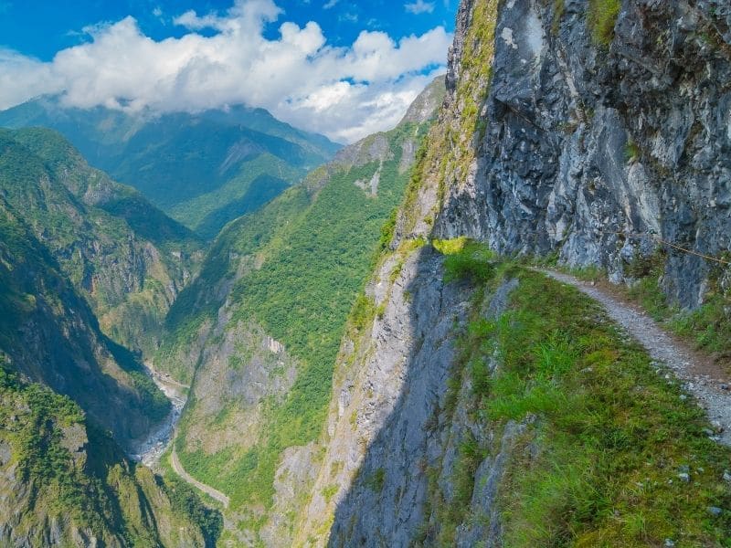 Zhuilu Old Trail in Taroko Gorge takes you into the Taiwan wilderness for incredible hiking