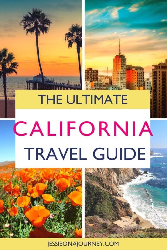 Pin for California travel guide
