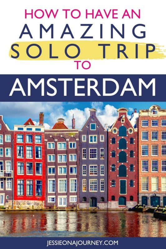 female tour guide in amsterdam