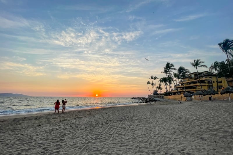 One of the top travel tips for Puerto Vallarta is to see the sunset