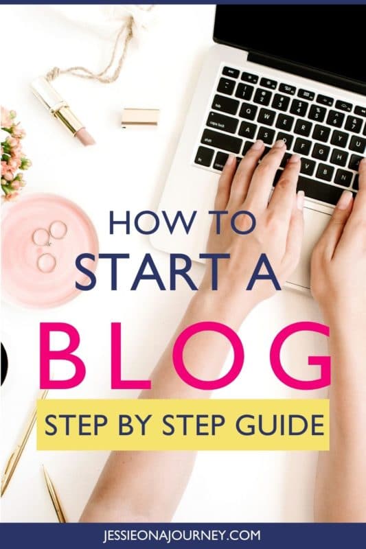 Pin for how to start a blog 