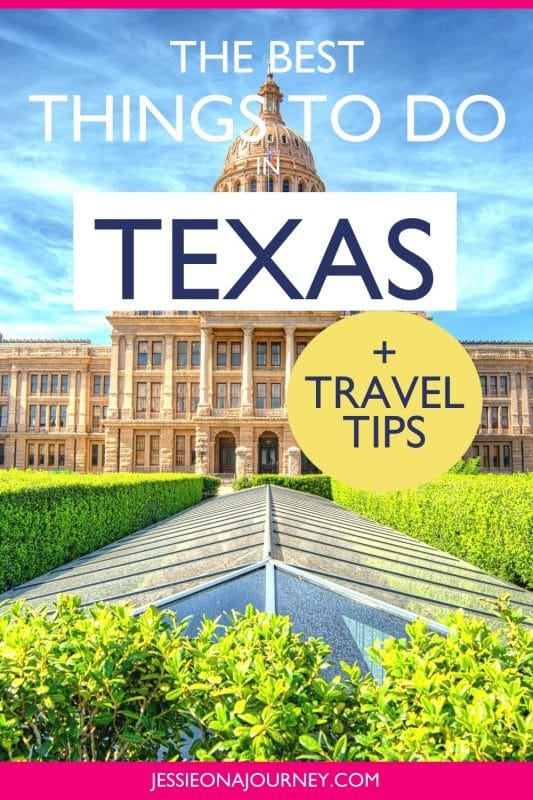 Pin for Texas travel guide
