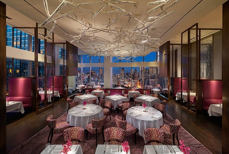 Asiate at the Mandarin Oriental is one of the most Instagrammable restaurants in New York City