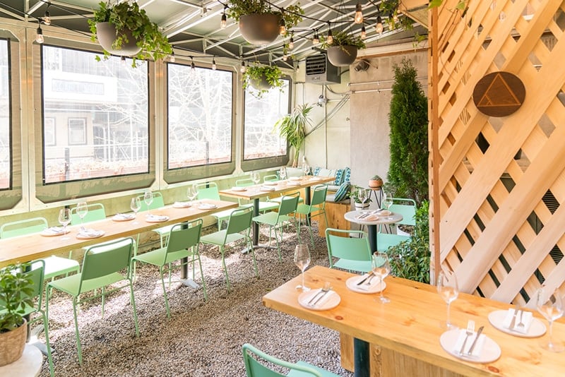 Sunday in Brooklyn  is one of the most Instagrammable outdoor restaurants in NYC