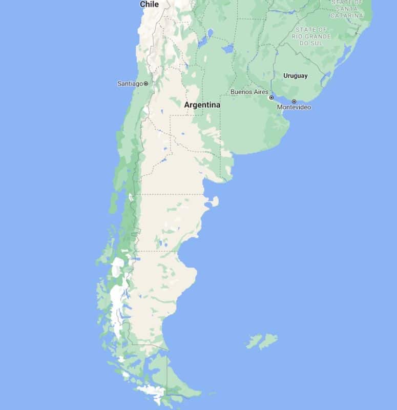 Argentina map