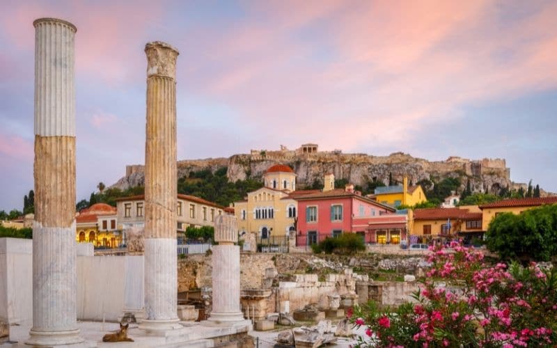 The Acropolis in Athens is a UNESCO World Heritage Site & a top Europe solo trip attraction