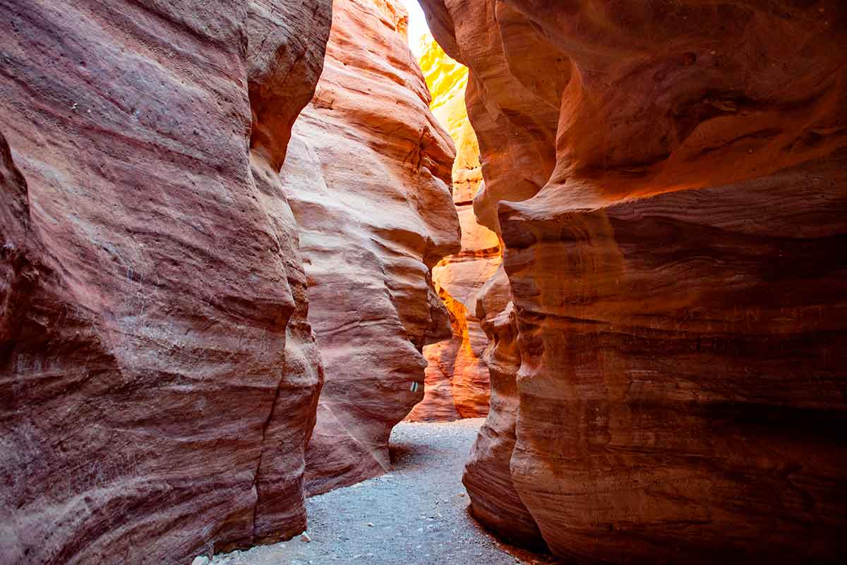 Red Canyon in the Eilat Mountains. Red Canyon is one of Israel's most beautiful hiking trails.