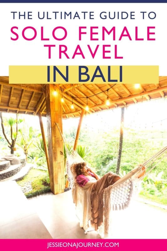 travelling solo to bali