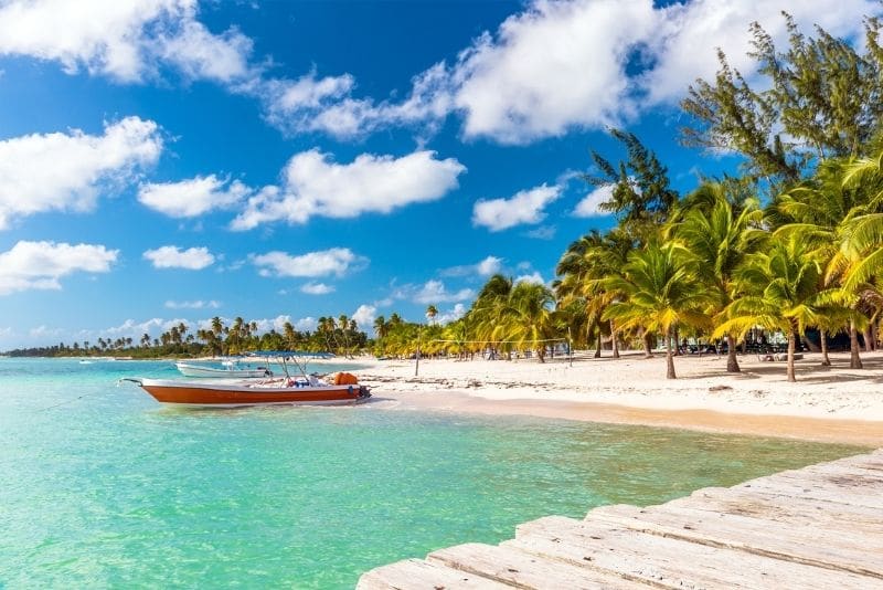 You'll see many beautiful beaches on your Dominican republic road trip