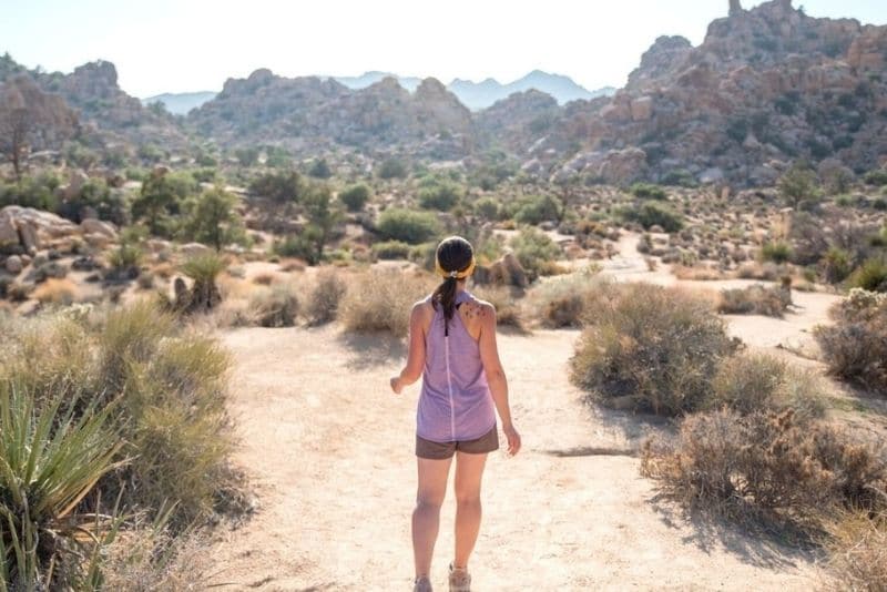 Hiking the Hidden Valley Nature Trail in Joshua Tree National Park, California