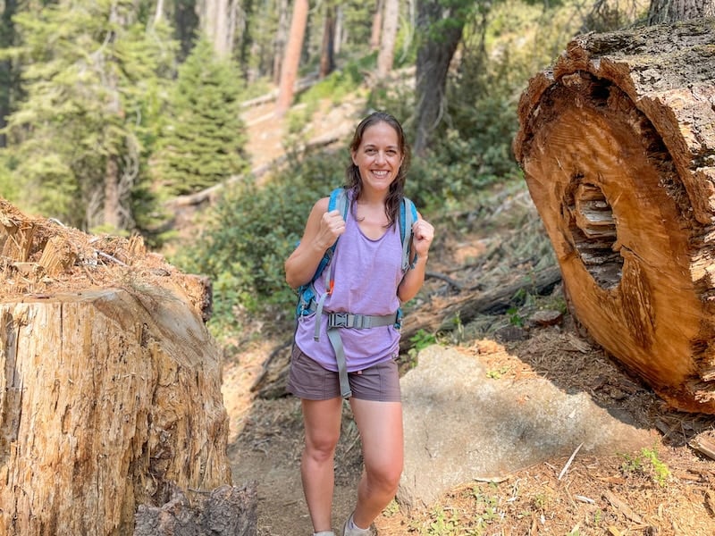doing one of the best hikes in Sequoia National Park