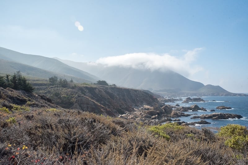 One of the many amazing Big Sur viewpoints along Highway 1, California
