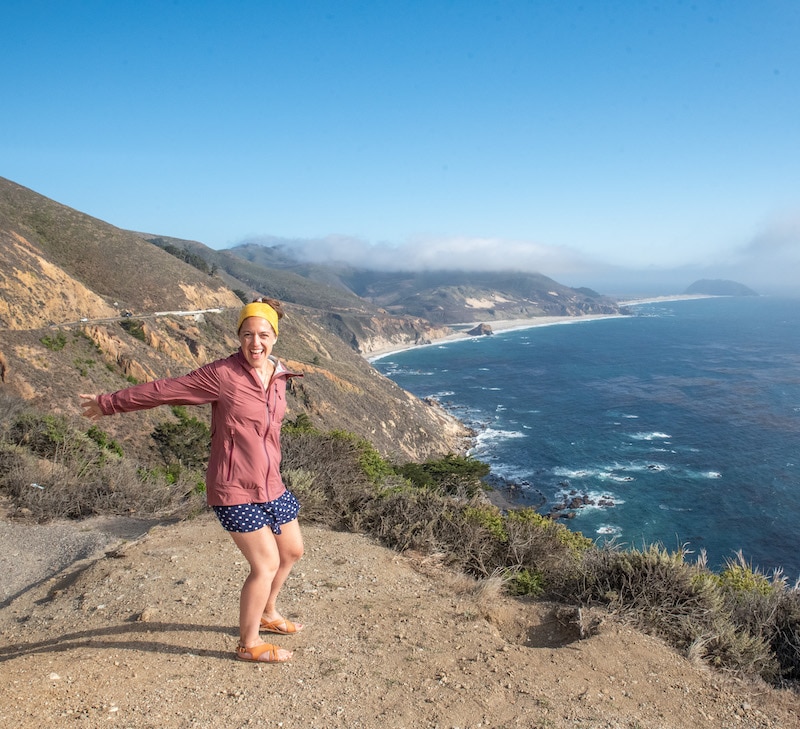 One of the many amazing Big Sur viewpoints along Highway 1, California