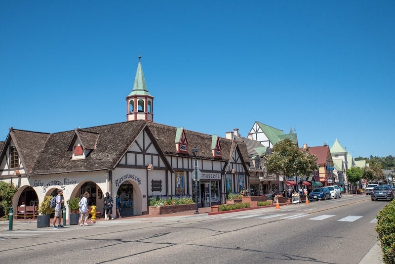 Admiring the Danish architecture during a weekend in Solvang CA