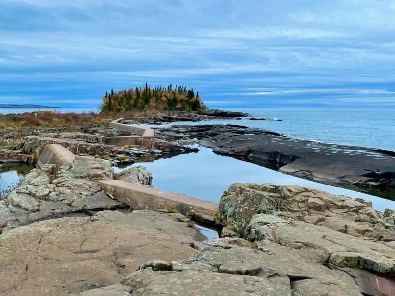 Scenic view from Artist Point - one of the best hikes near Grand Marais, Minnesota