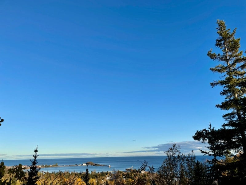 View from the Sweetheart's Bluff Trail  - one of the best hikes near Grand Marais, Minnesota