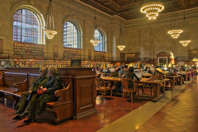 The New York Public Library is one of the best places to take pictures in NYC. 