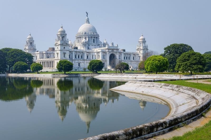 Victoria Memorial in Kolkata during India solo travel