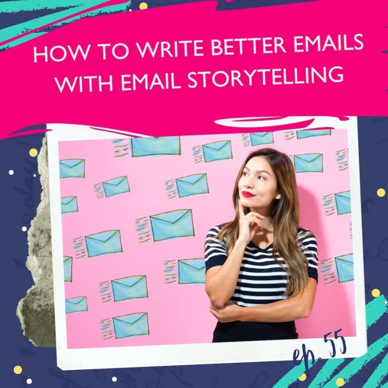 woman learning how to write better emails with email storytelling