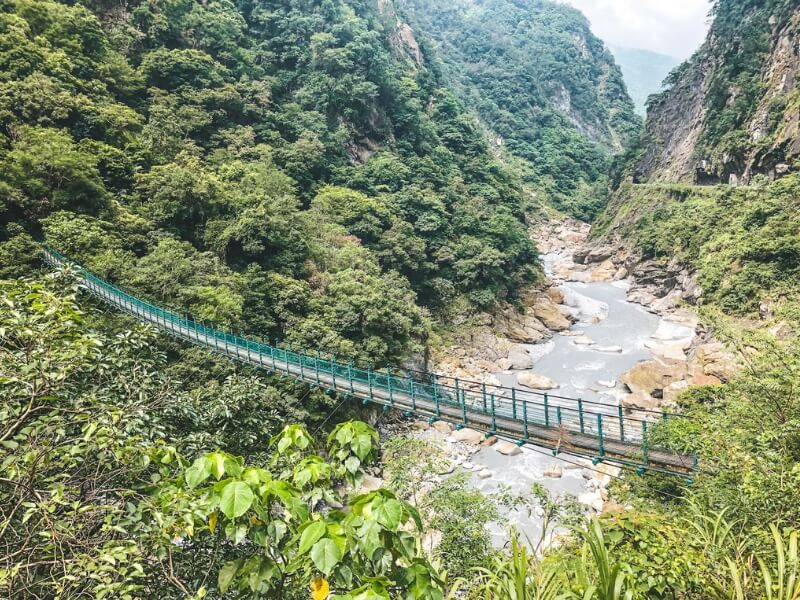 Zhuili Old Trail trailhead in Taroko National Park in Taiwan