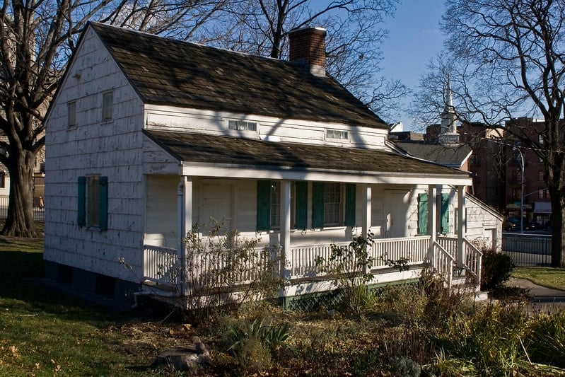 Visiting the Edgar Allan Poe Cottage in Fordham on a solo trip to NYC