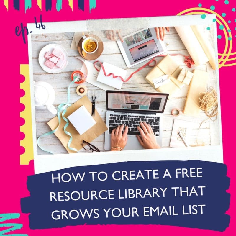a free resource library is one of the best opt-in freebie ideas
