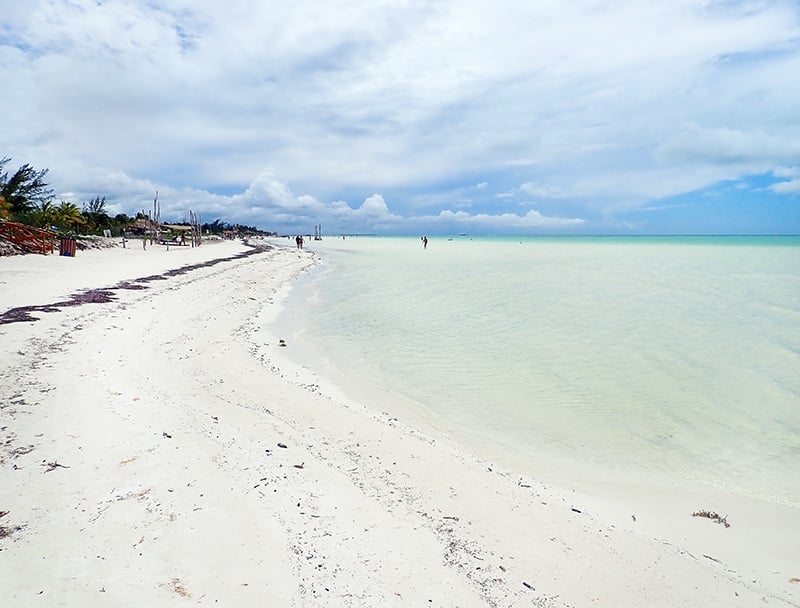 visiting Playa Holbox during a solo trip to Mexico