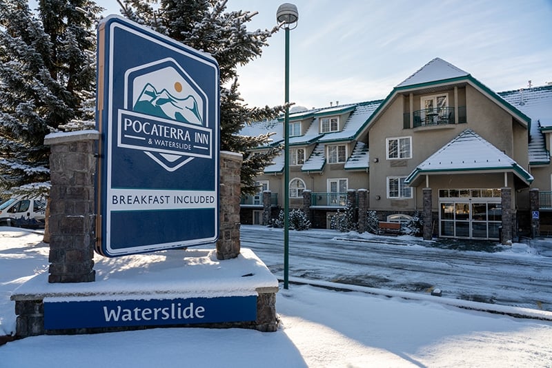 Pocaterra Inn & Waterslide - one of the top Banff hotels with private hot tubs