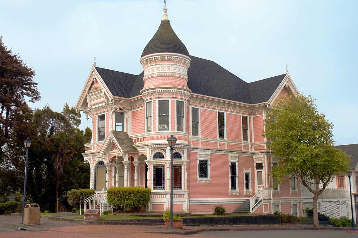 A beautiful Victorian house in Arcata, California.