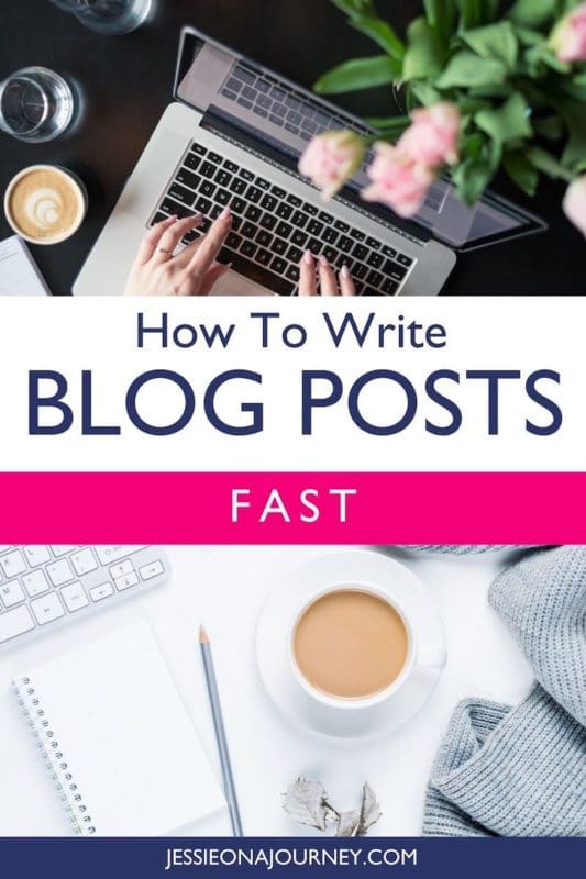 how to write blog posts fast