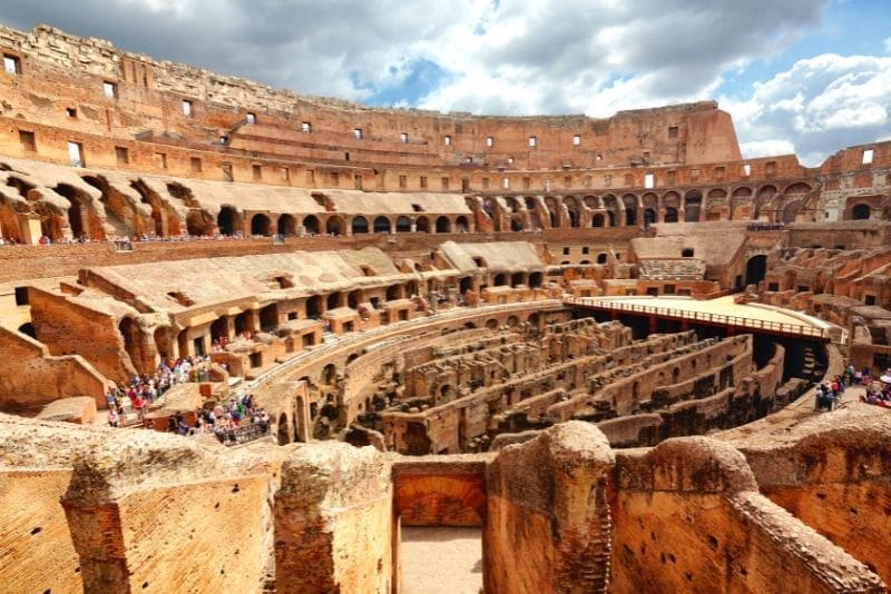Visiting The Colosseum during Rome solo travel 