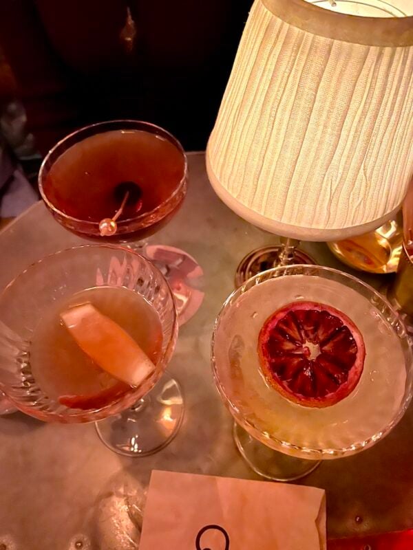 having cocktails at Keys & Heels is one of the best things to do in NYC when it rains