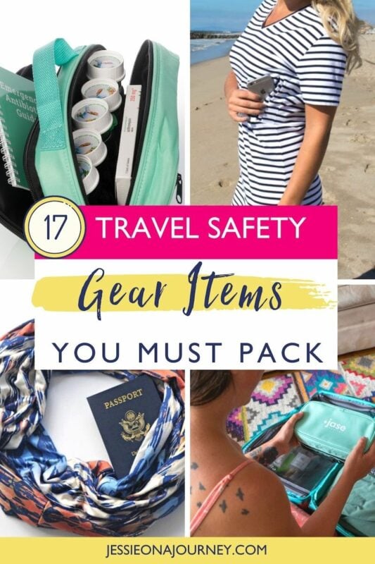 travel safety gear items