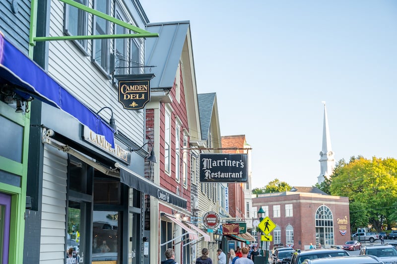 shops in Camden - a quaint Coastal Maine town
