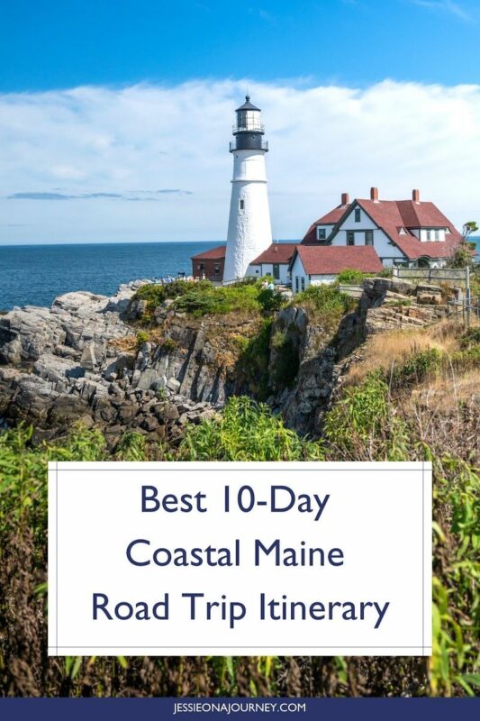 coastal Maine road trip itinerary