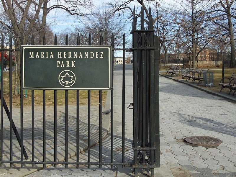 Maria Hernandez Park is one of the most popular places to visit in Bushwick, Brooklyn