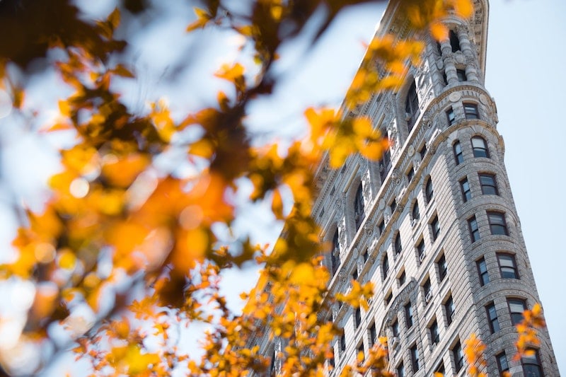seeing the Flatiron Building on a self-guided Iconic Architecture of NYC tour