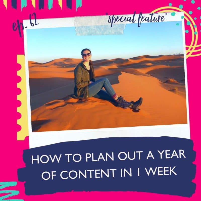 create an annual blog content plan in one week
