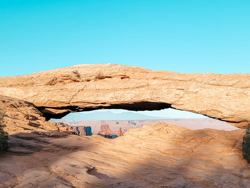 a stone arch within Utah's Arches National Park