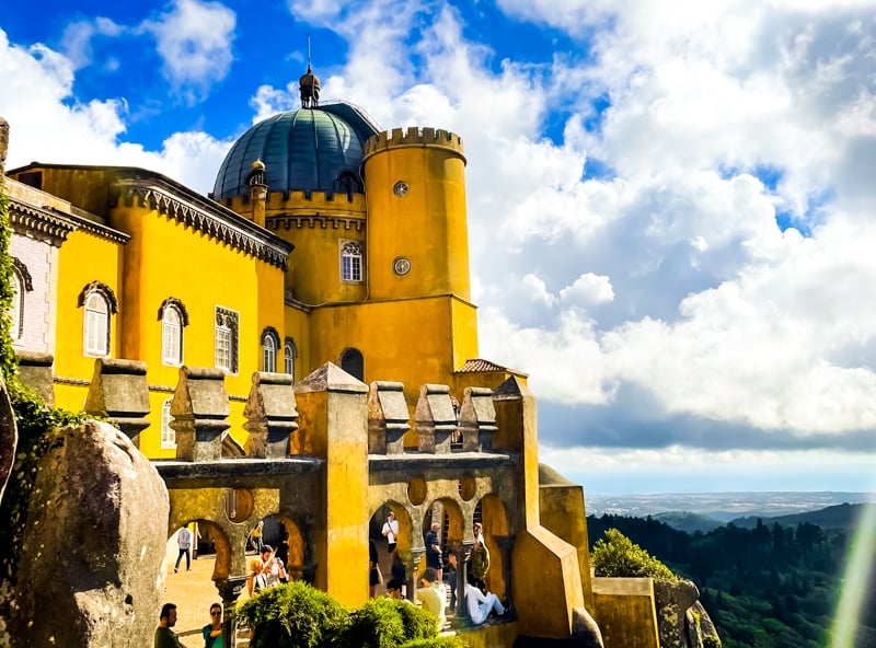 The Pena Palace of Sintra in Portugal
