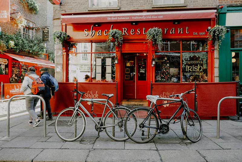 The Shack Restaurant in Dublin, Ireland.