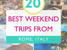 best weekend trips from Rome, Italy