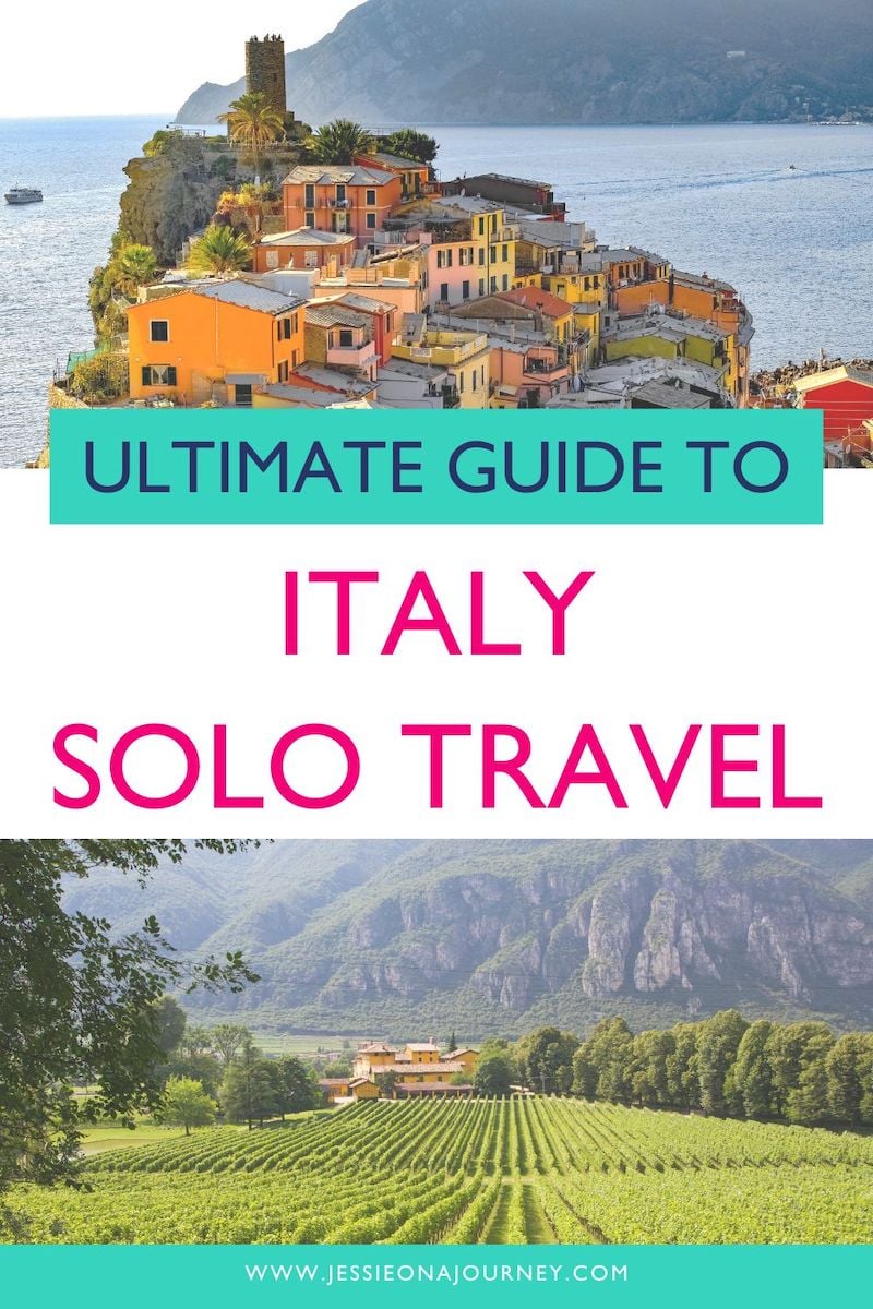 italy solo travel itinerary