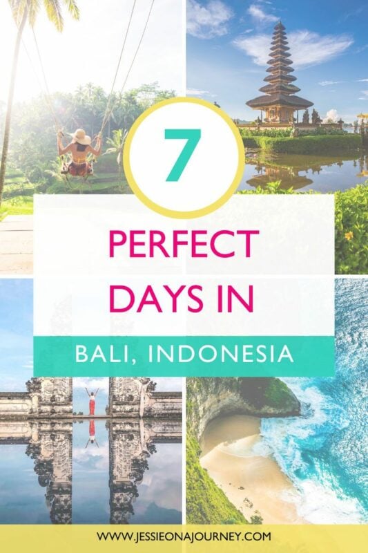 7 day Bali itinerary