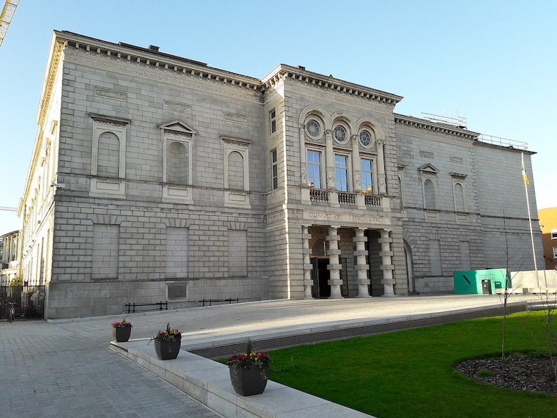 exterior of the National Gallery of Ireland