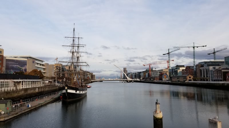 visiting the Jeannie Johnston ship while traveling Dublin for 4 days