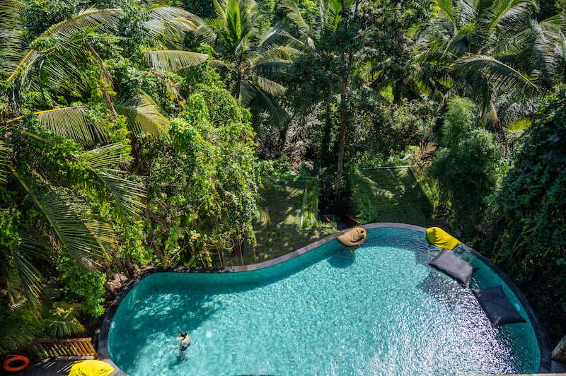 pool at Adiwana Unagi Suites in Ubud