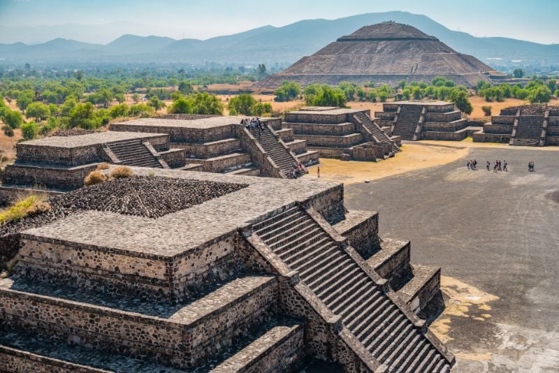 visiting the Teotihuacan pyramids during Mexico City solo travel