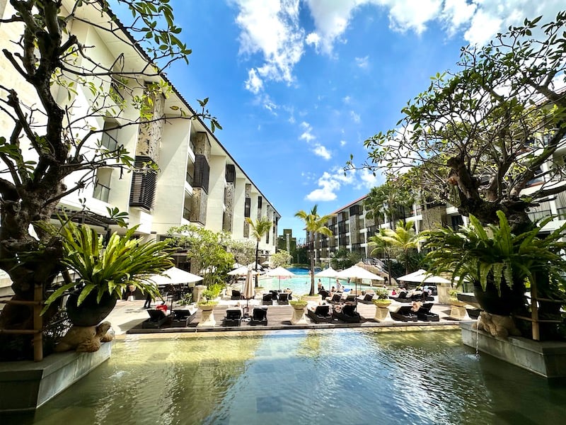 pool at the Trans Resort Bali