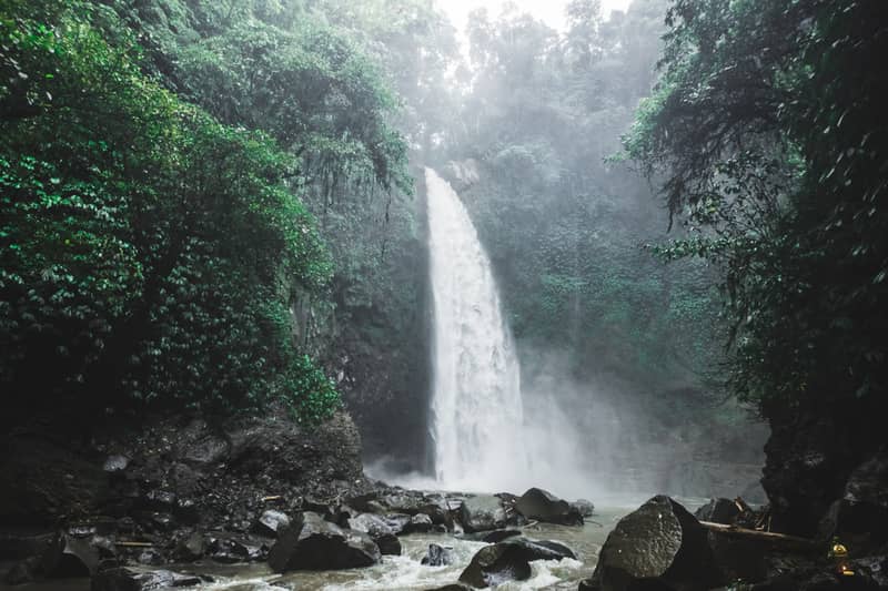 Nungnung Waterfall near Ubud, Bali